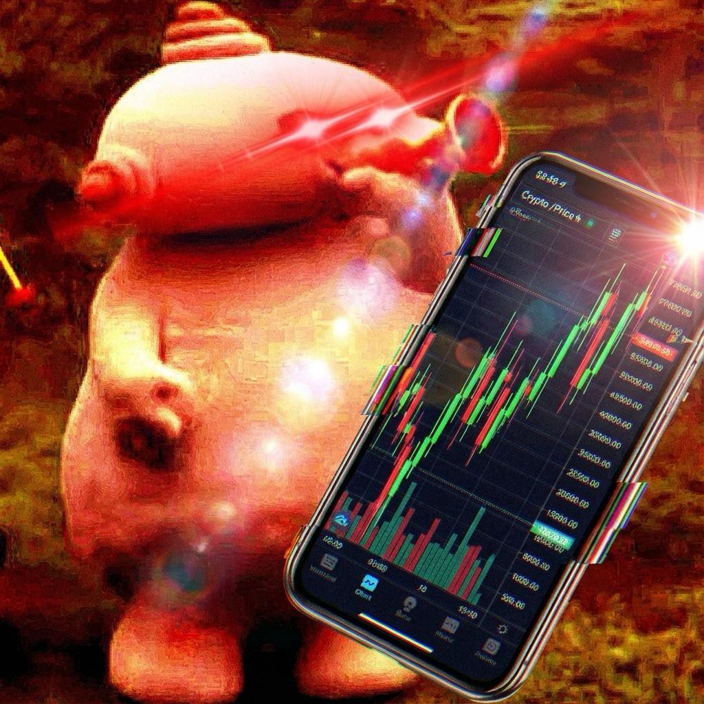 Makka Pakka laser eyes crypto phone