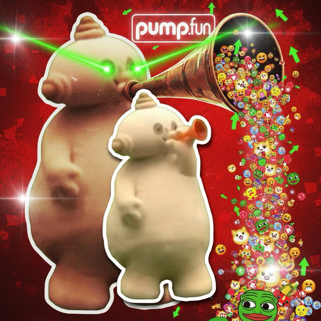 Makka Pakka pump.fun meme with emojis